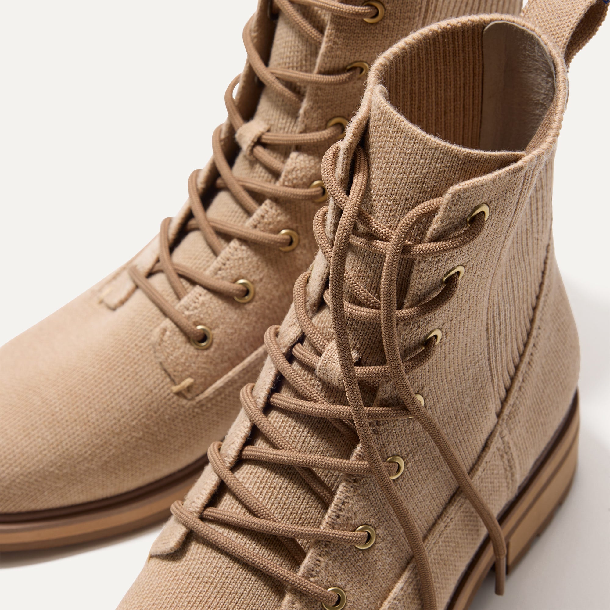 The Laced Lug Boot - Hickory - Image 8