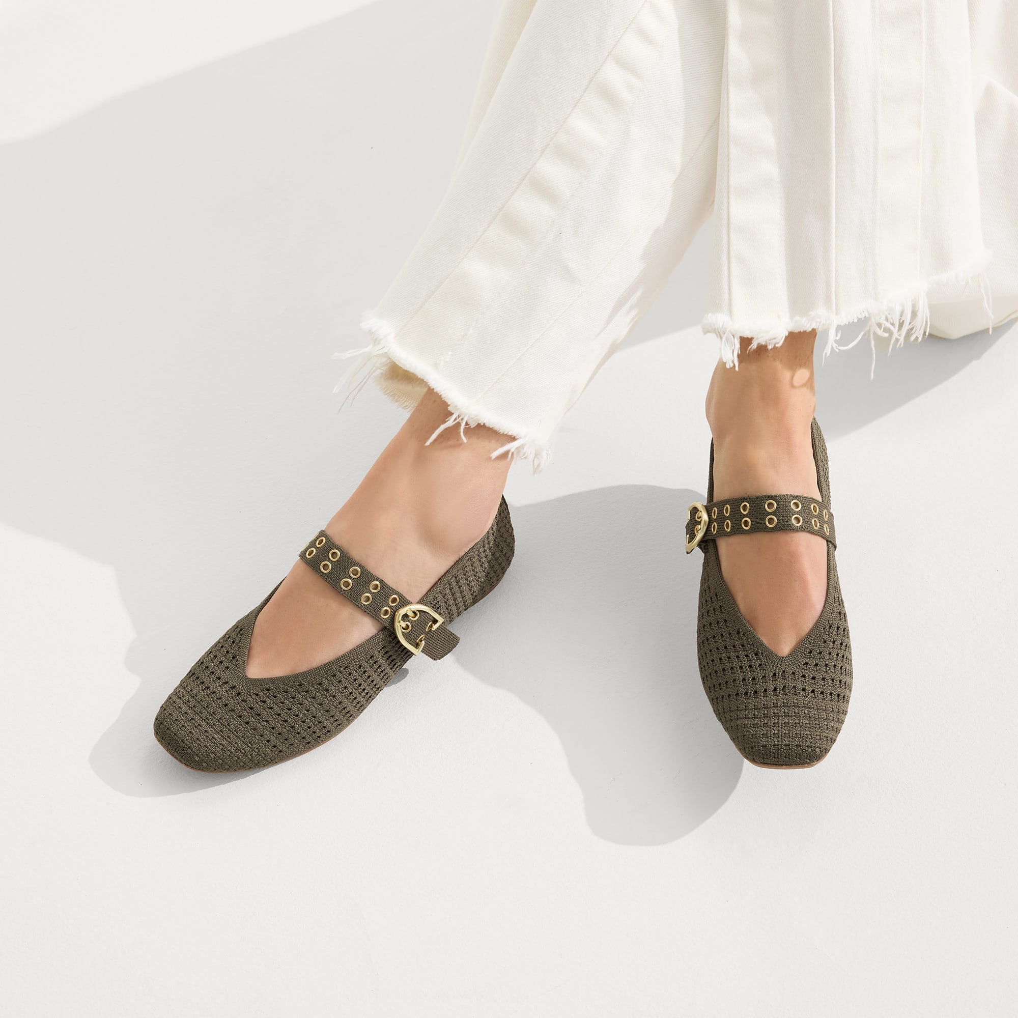 The Max Buckle Mary Jane - Safari Mesh - Image 3